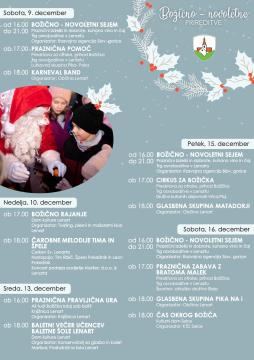 Božično-novoletne prireditve v Lenartu 1